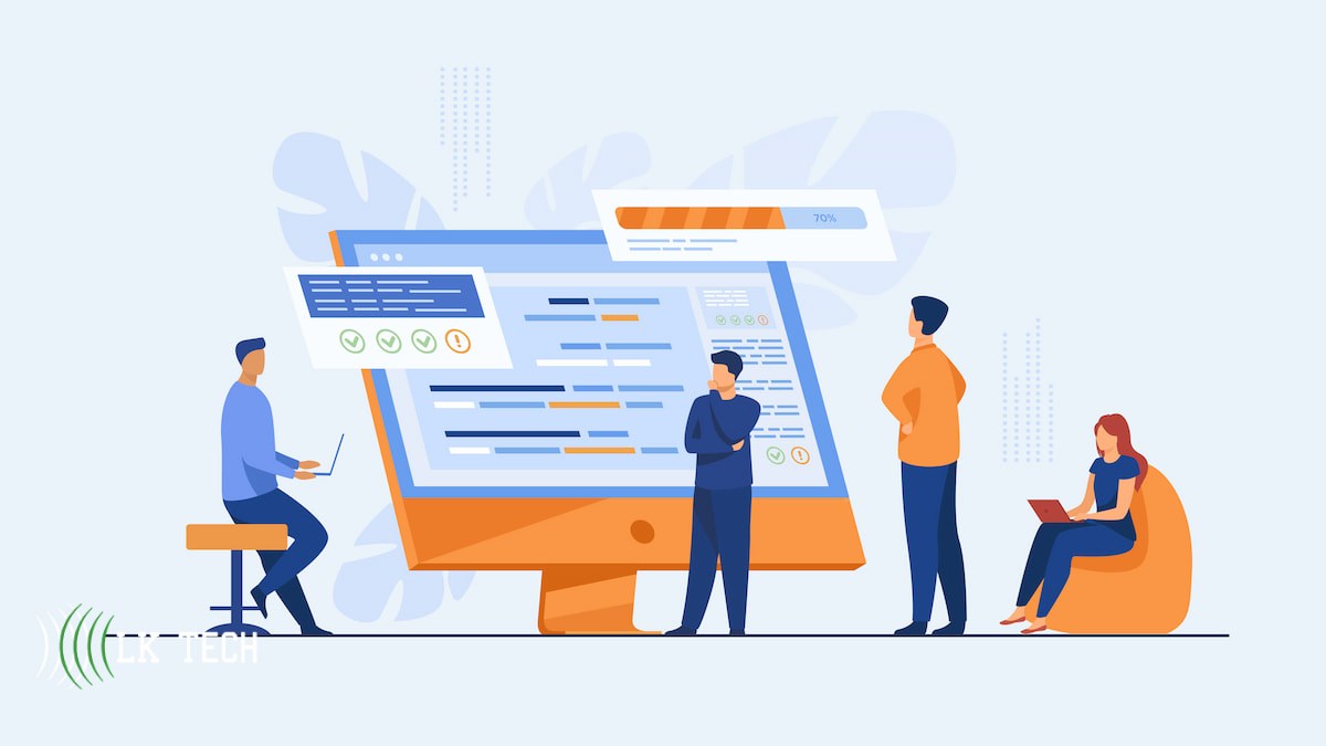 People disussing software